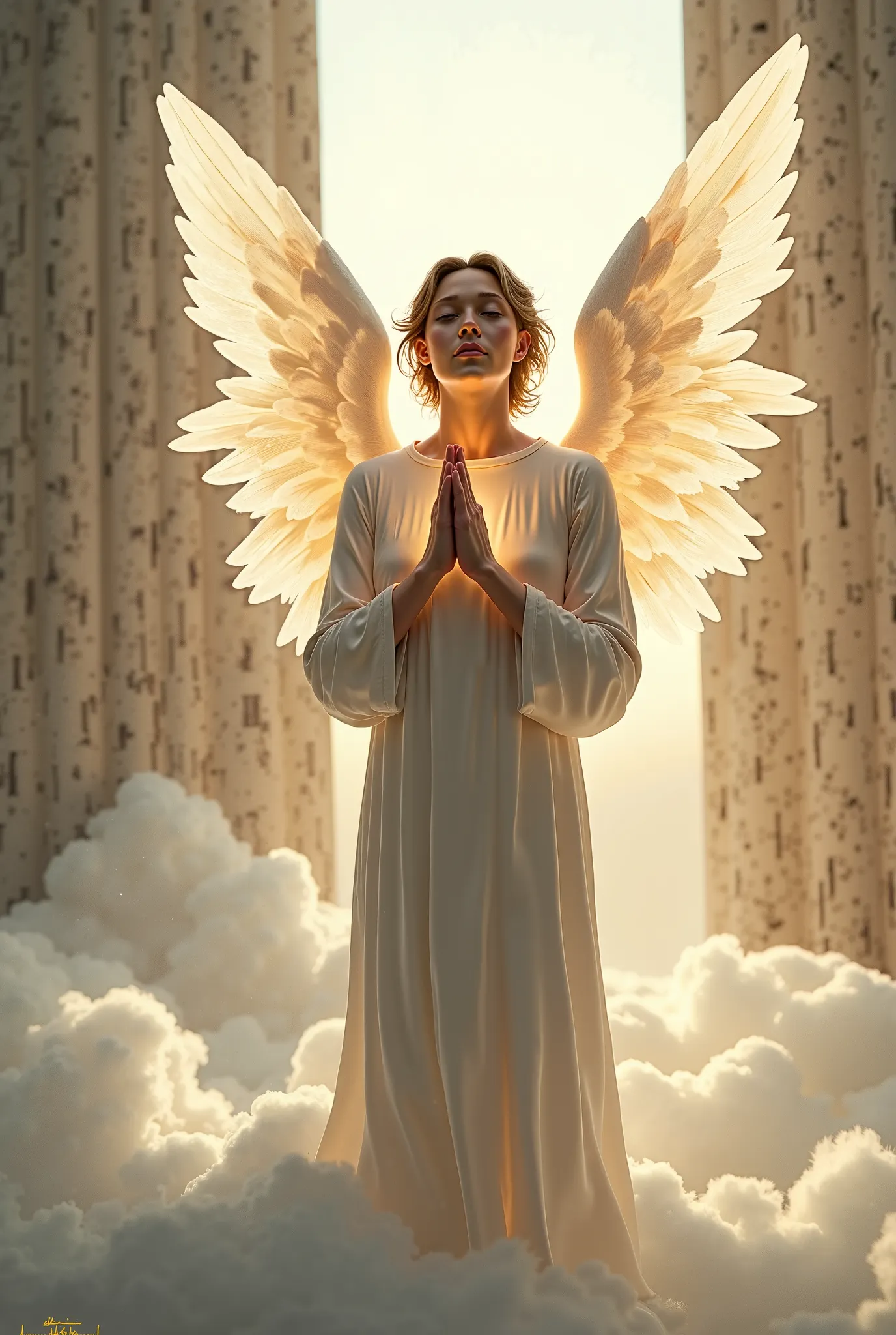 praying angel