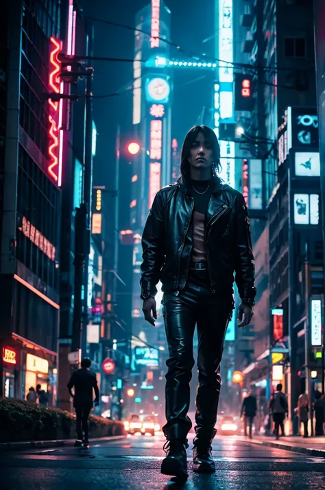  cyberpunk,night,AI,god