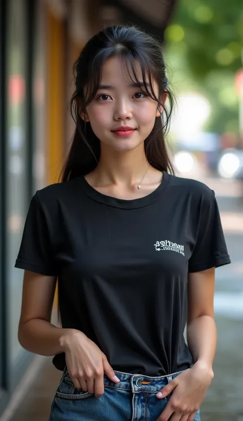  High Quality Photos  , 3D 8K,  ถ่ายด้วยThe camera คุณภาพสูงที่สุด , The camera , Fuji Camera , ,  using the highest quality and most fashionable film ,ภาพและสีที่ Realistic , A round faced Asian girl ,  seductive smile,  sexy in various poses ,  Exciting ...