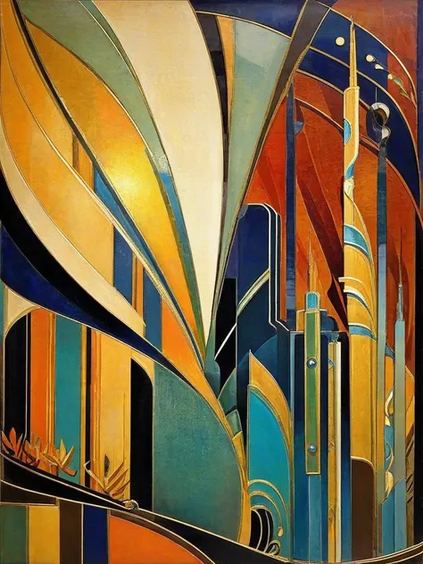 Art Deco, Best Quality, Abstractionism, 