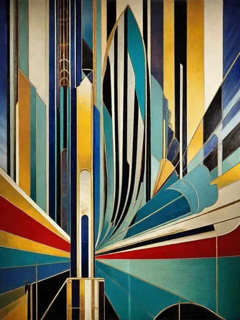 Art Deco, Best Quality, Abstractionism, 