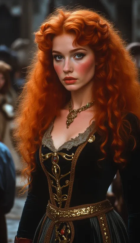 1980 film still, princess merida, medium shot