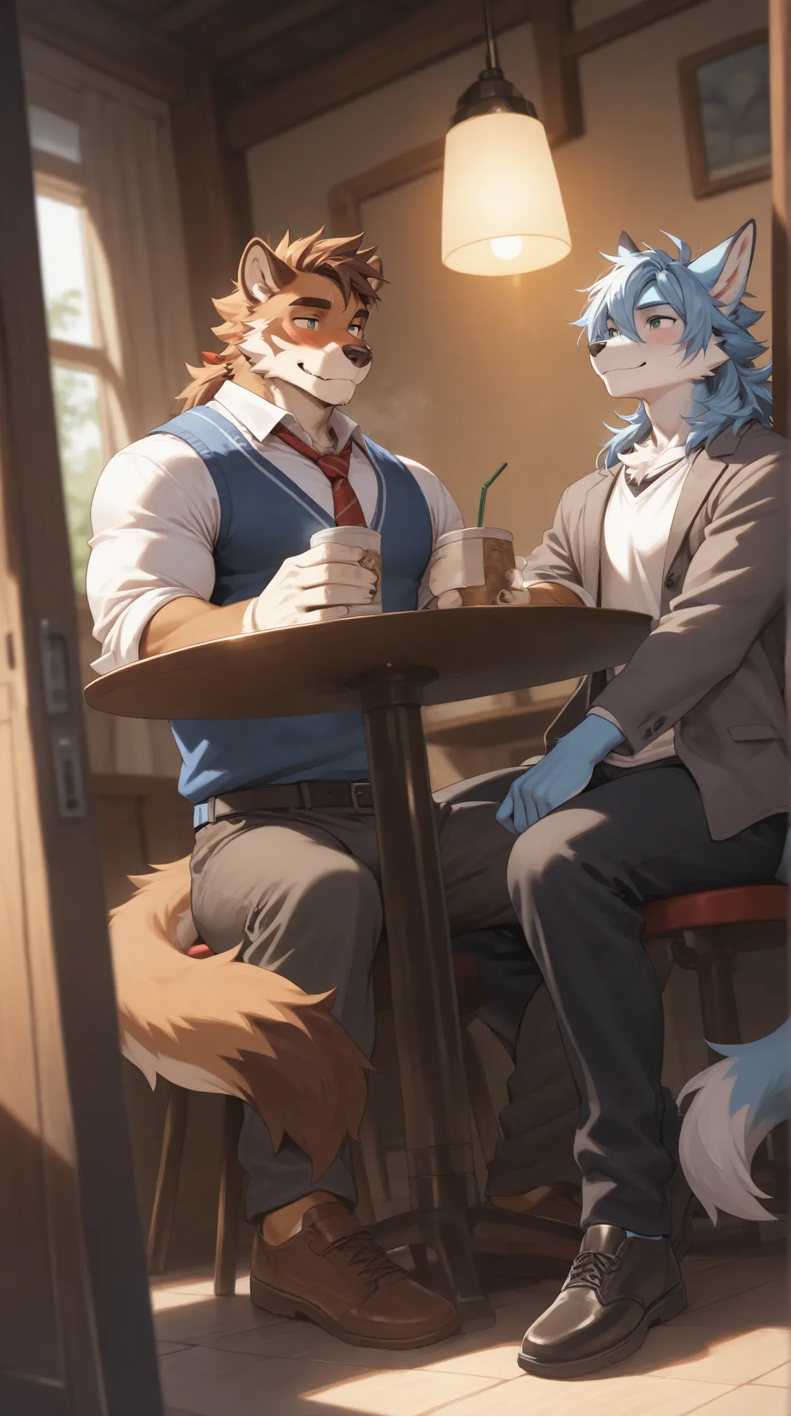 Source_furry, (((2boys))), furry, anthro,