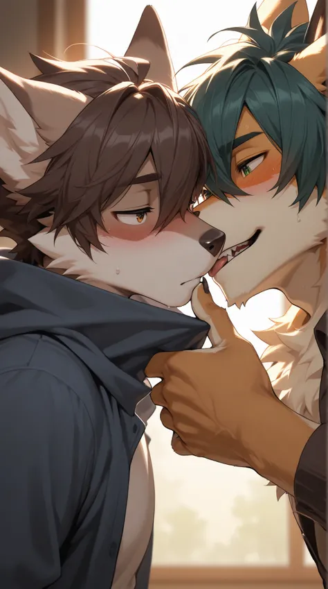 Source_furry, (((2boys))), furry, anthro, romantic 