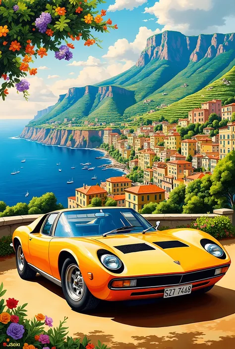  Suzuki Hideto's painting style 、Lamborghini Miura、 Sicily 