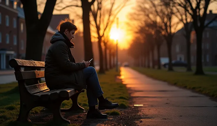 
The sun dipped below the horizon, casting long shadows across the small park where Jamie sat alone on a weathered bench. He stared at the empty path, waiting for the one person who seemed to make his world feel less solitary. Her name was Lily. She was ev...