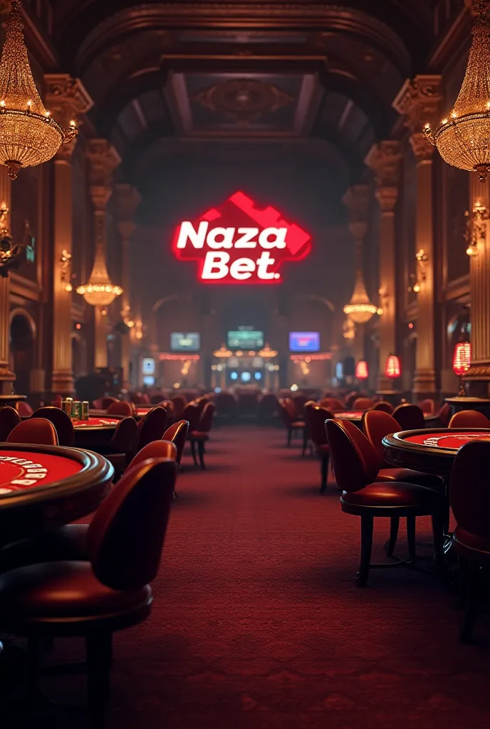 I want a casino background image with the big name of NAZA BET