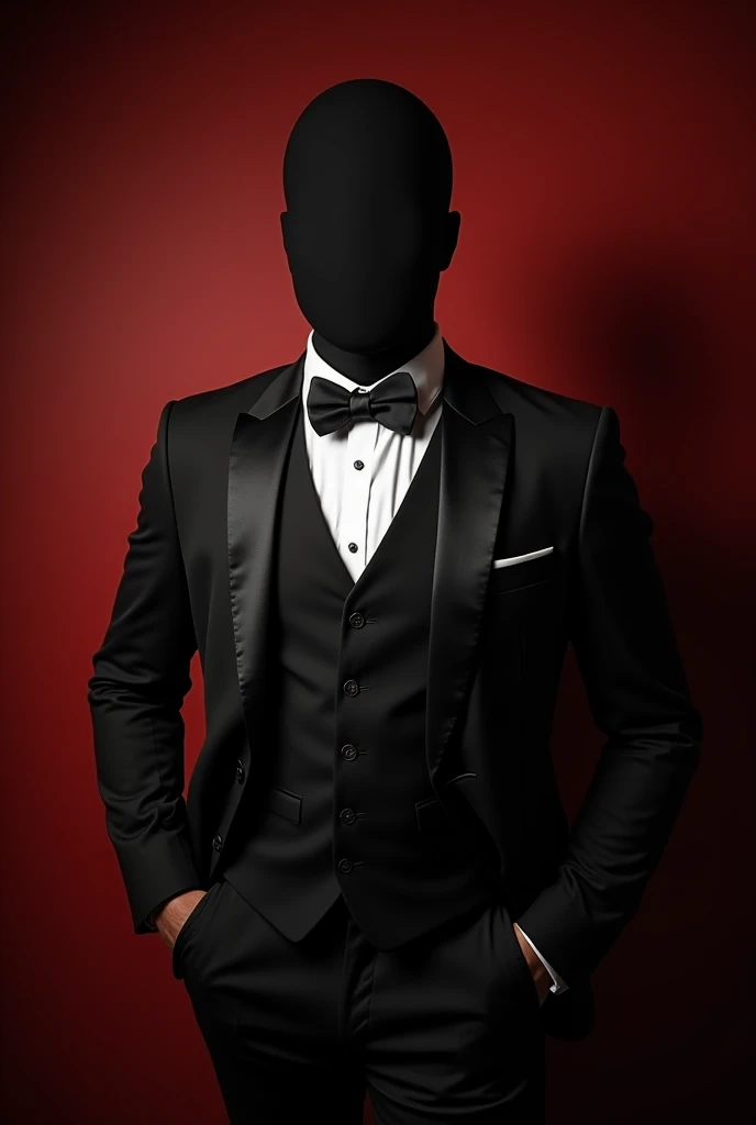 no! I think of something more like a dark reddish background and the bust of a man in the image with elegant clothes! But without a face!  As if it were the seller himself! And behind that seller the name Male Attraction