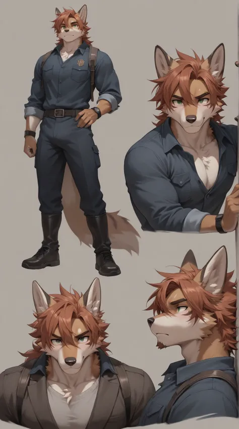 Source_furry, (((1boy))), furry, anthro, poses