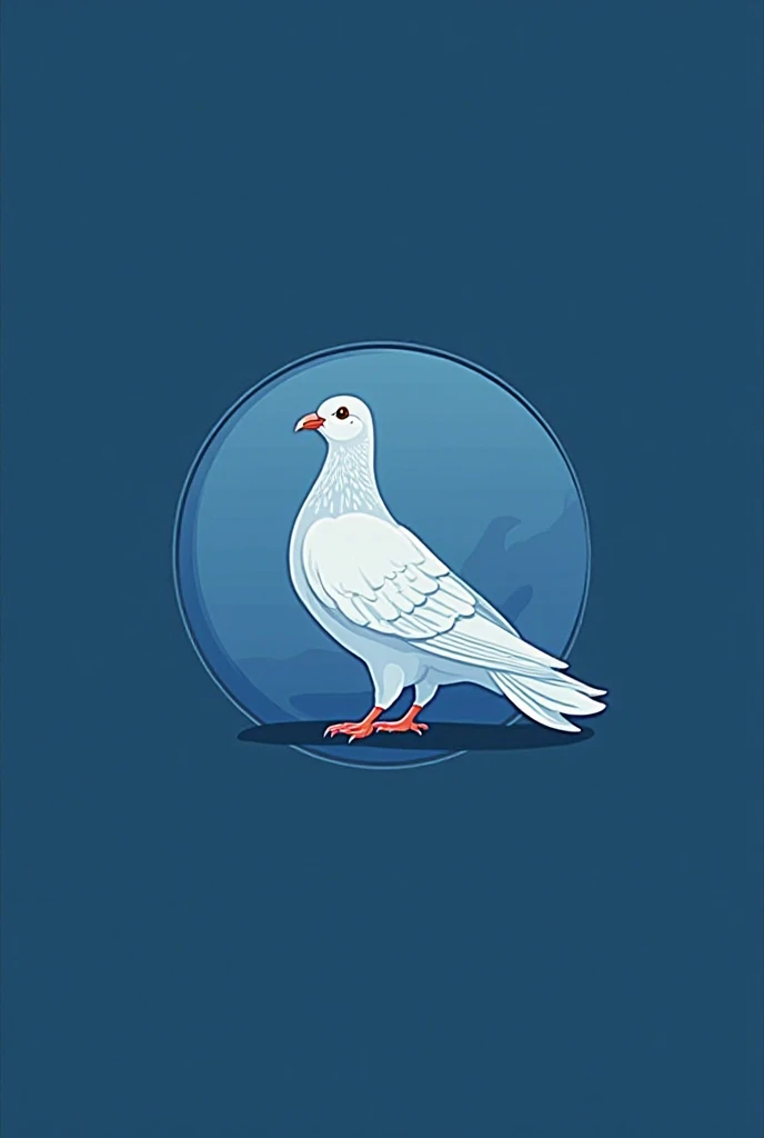 Créer un logo pour un restaurant ayant ayant pour nom Chryst AN et pour image un pigeon avec pour couleur dominante le bleu ciel.