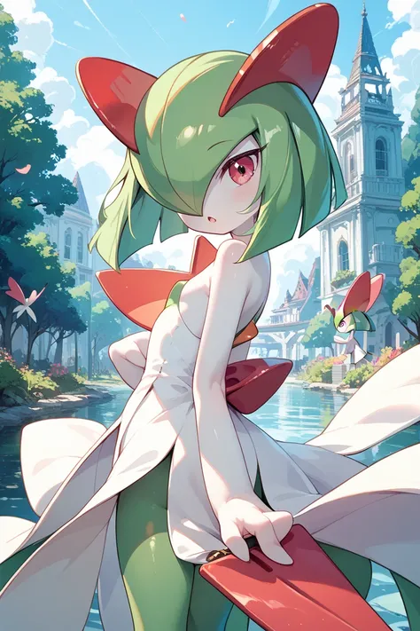 Pokemon、One Ralts, one Kirlia, and one Gardevoir