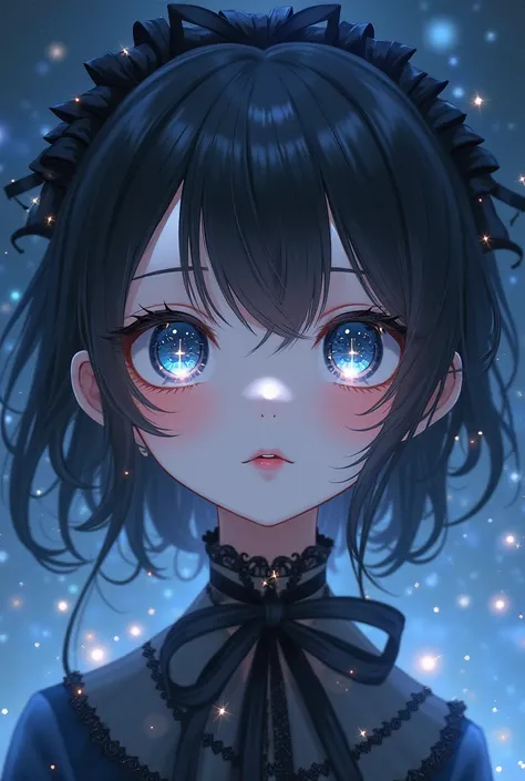 anime girl, starry eyes 、 masterpiece、High sensitivity、 high resolution、Gothic lolita 、anime style
