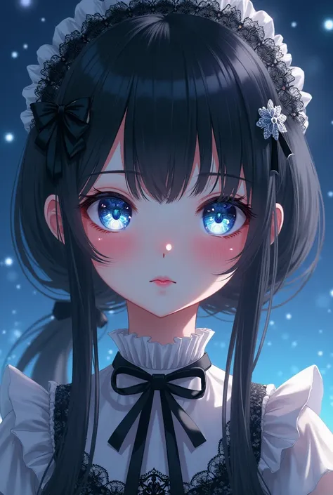 anime girl, starry eyes 、 masterpiece、High sensitivity、 high resolution、Gothic lolita 、anime style
