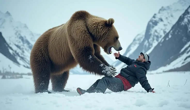 a grizzly attacked a tourist in January real photo