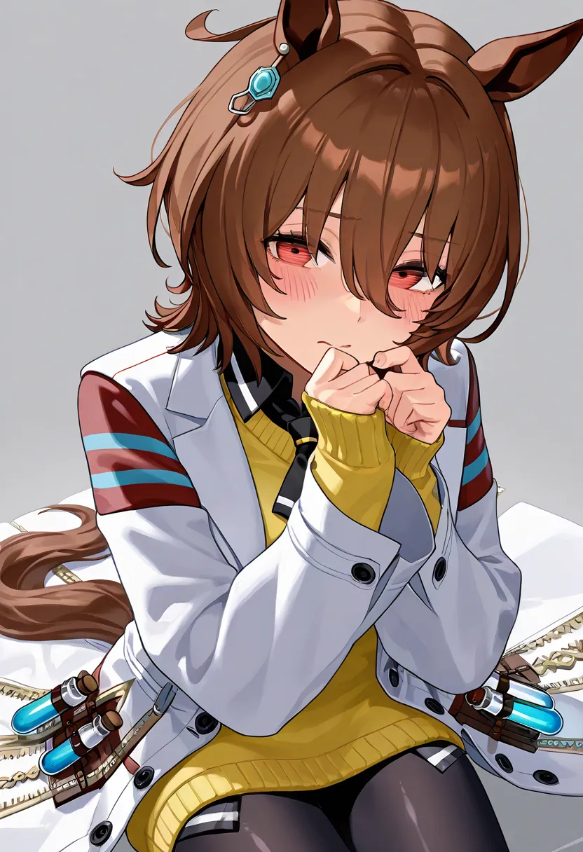  Agnes Tachyon 、 high quality、最 high quality、 Masterpiece、 high resolution、 detailed face (lora:  Agnes Tachyon )、 anatomically accurate、 detailed hair  (lora:  Agnes Tachyon )、 detailed bangs (lora:  Agnes Tachyon ) solo、 1 girl、 Agnes Tachyon 、 horse ear...