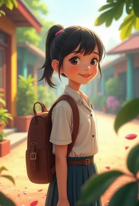 Thai school girl