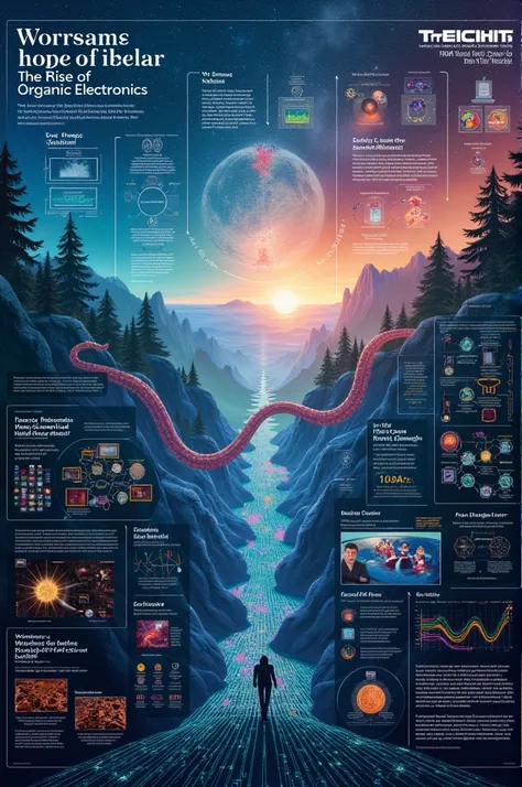 Here are some creative and impactful poster prompts for a **"Material to Organic Electronics"** competition in chemistry. These prompts can inspire award-winning posters by combining scientific insight with artistic appeal:  

### **1. Thematic & Catchy Ti...