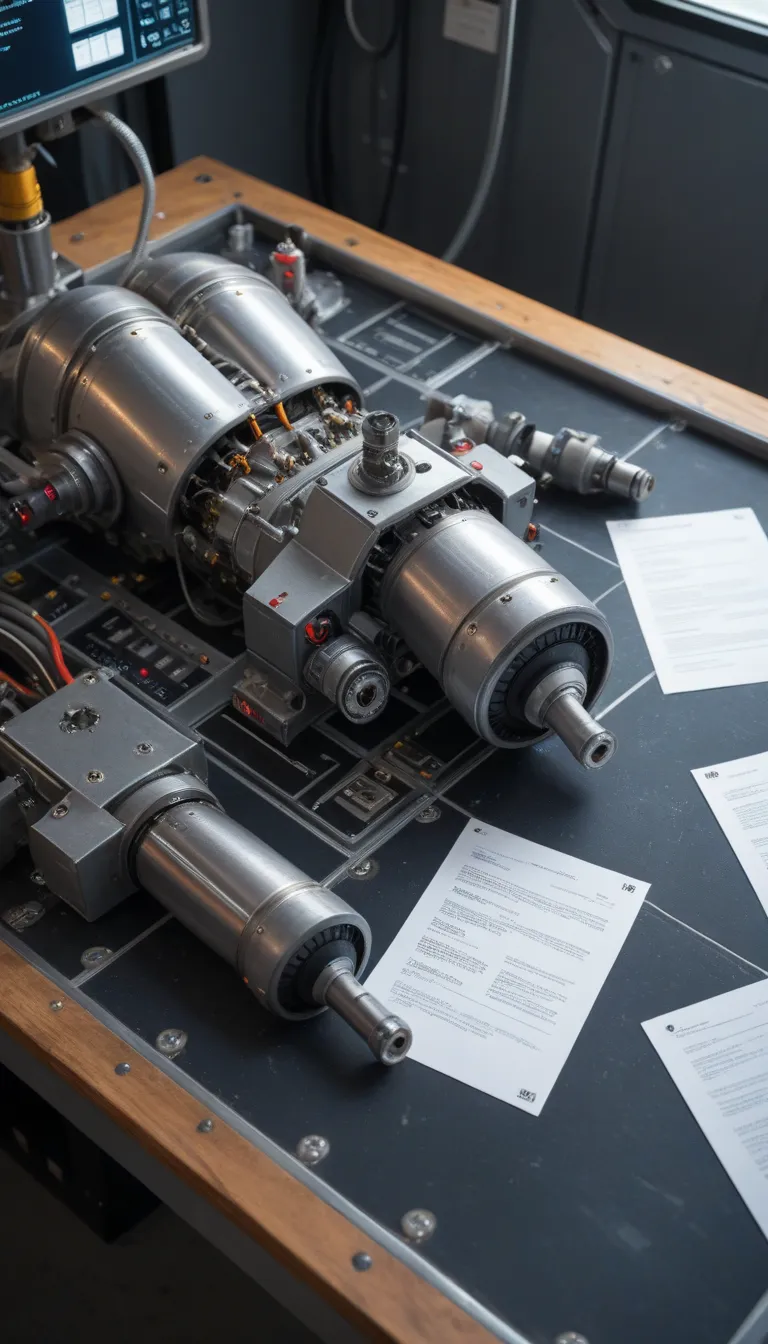 a highly detailed and complex blueprint of the international space station, placed on a bright cream-colored table, top down view, ultra-detailed, intricate design, complex technical drawing, engineering schematics, 8k resolution, photorealistic, glossywhi...