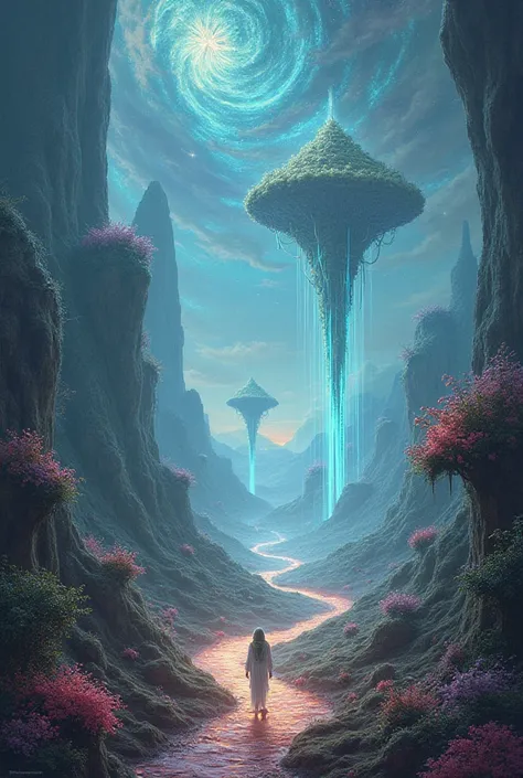 surreal dream world landscape