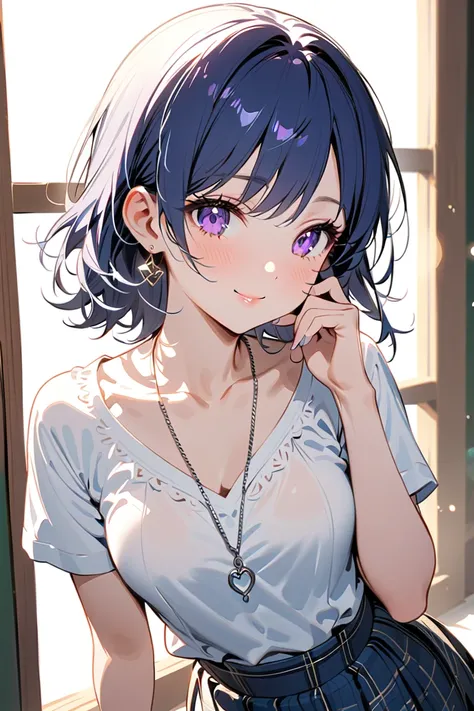 (masterpiece, best quality, ultra-detailed), (Himawari mix style: soft, warm lighting, gentle shading, dreamy atmosphere),  
(youthful yet subtly mature, innocent yet alluring, a delicate balance of charm and grace),  

// **Appearance characteristics**  
...