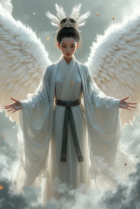 ( masterpiece,   Best Quality :1.2), 1 Girl,  alone,Xianxia，Swordsman， Chinese ink style