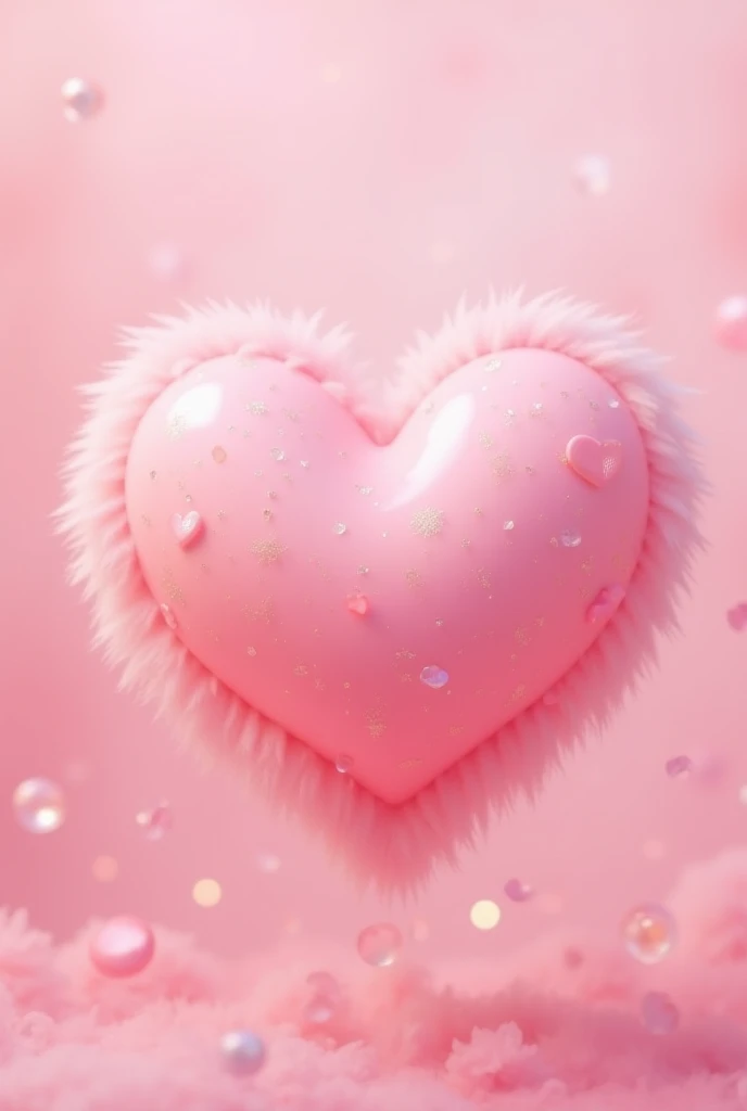 Cute pink heart