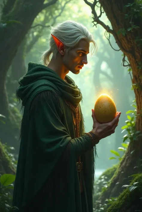 Elf is a male with one egg and thinks aggressively where is the other