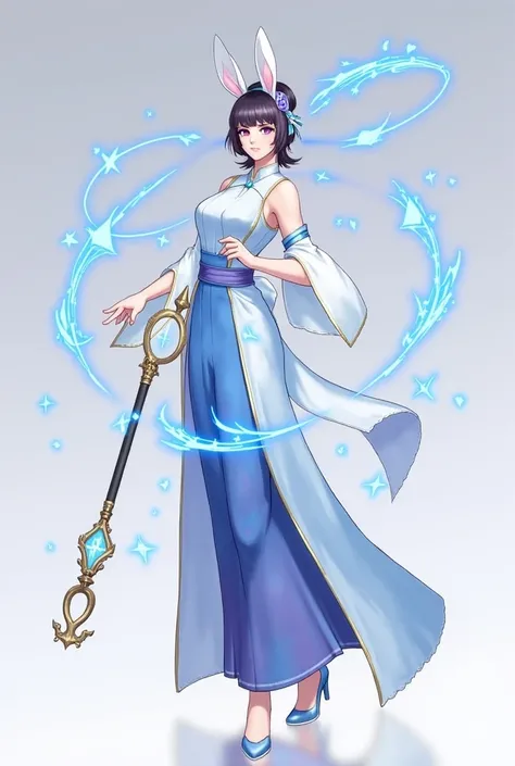 Create detailed and complete design drawings of characters " Women's Honeymoon ":

---

## **Character design:  Women's Honeymoon **
** Style :**  elegant ,  ghost , occult,  combines modern and traditional .

### **1.  outfit **
- **Ao Dai:**  light blue ...