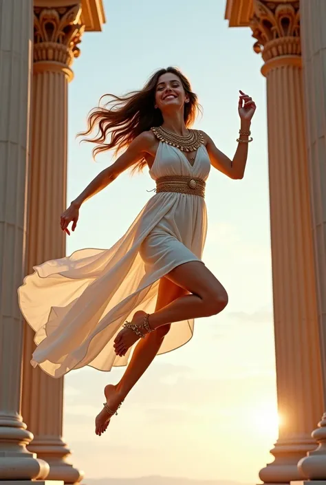     Pretty Girl Jump                、                     Ancient Greek Costume   、             Fine Accessory             