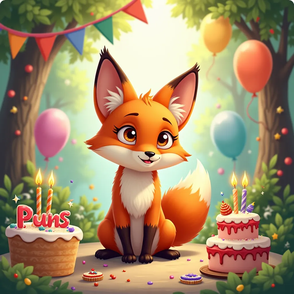 Fox beautufull Birthday Puns