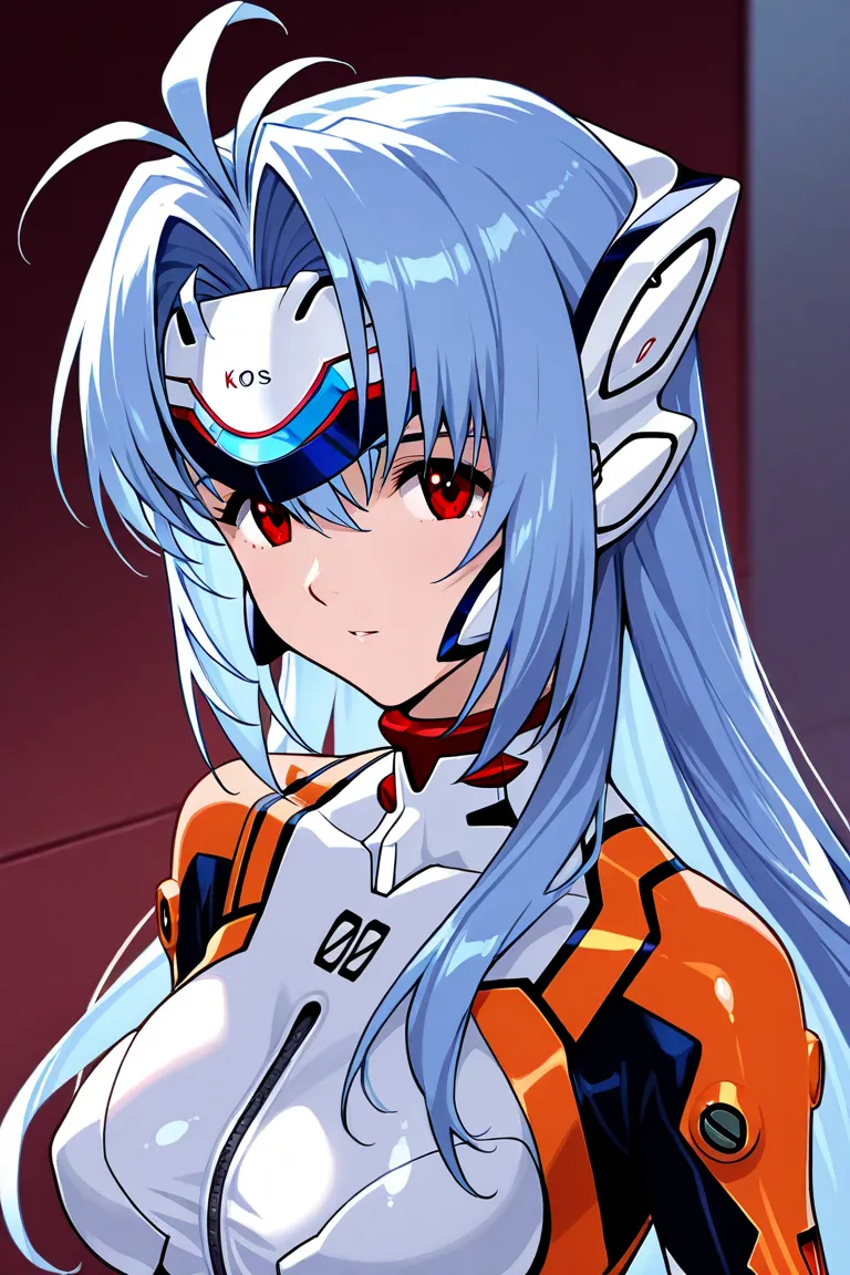 fused character, rei ayanami (evangelion), and kos-mos (xenosaga)