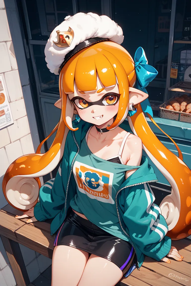 Where is Splatoon Inkling Girl doing squirrels