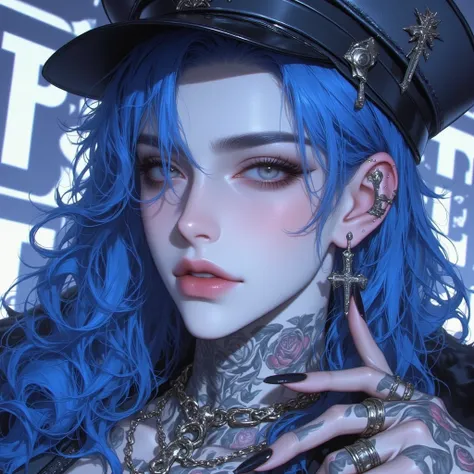 An anime-style featuring a single,Colorful colors beautiful costume, full HDR, perfect anatomy, depth of field. Woman. Skin: light, almost porcelain Eyes:Periwinkle blue, warm and expressive with a subtle, almost hypnotic gaze. Flecks of soft pink near the...