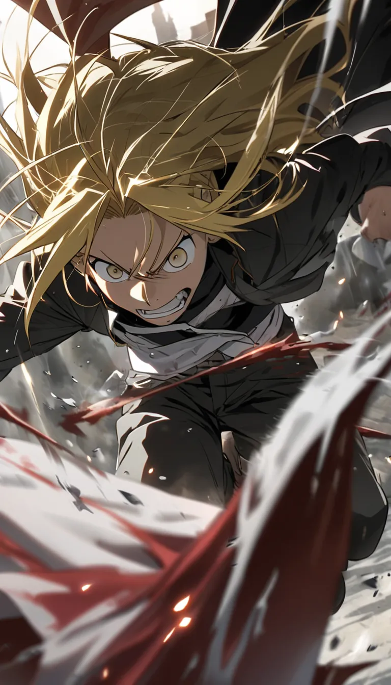  Edward Elric  (Fullmetal Alchemist) Attacked