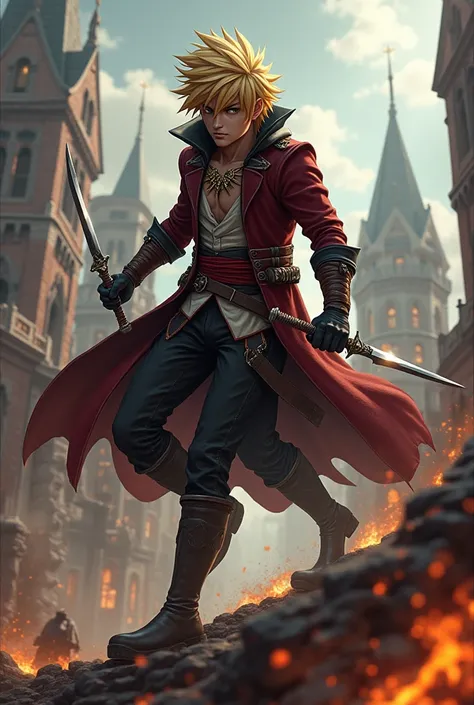 Create images of Bakugo version of Assassin's Creed 