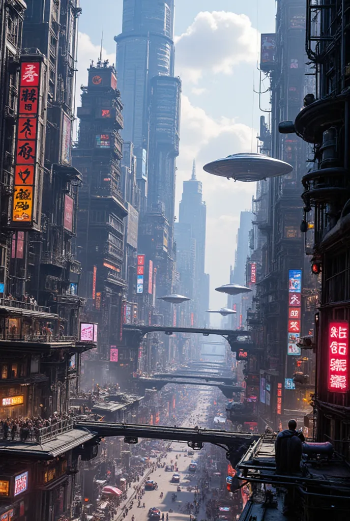 realistic illustration, cyberpunk city, flying cars, intricate details, cinematic, best quality, 8k, photorealistic, masterpiece, highly detailed, vibrant colors, dramatic lighting, futuristic architecture, neon lights, advanced technology, urban landscape...