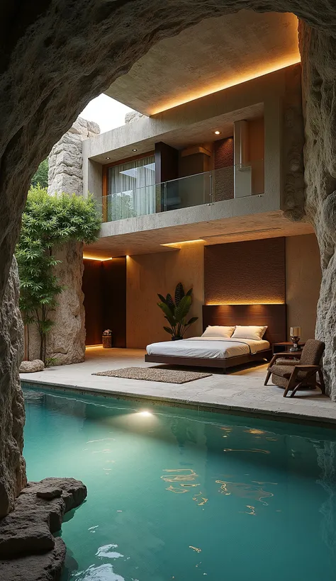 Luxury house underground