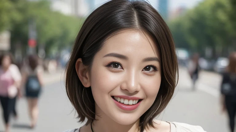 Images for PC wallpapers 、(a portrait with sharp focus and crisp quality, highlighting the subject's facial features,  sharp focus , Clear Images)、(((25 year old single woman)))、 Japanese adult woman、She's an OL 、 close-up photo of a woman's face、 depictin...