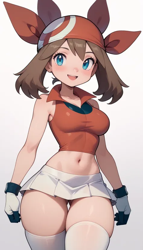 score_9, score_8_up, score_8,
1 girl, (20 years old), zzMay, bangs, bandana, red bandana, Blush, (young), (cute), perfect body, (curvy), (big breasts), (thick thighs), slim waist
,
tube top, white pleated skirt, micro skirt, midriff, white knee-high socks
...