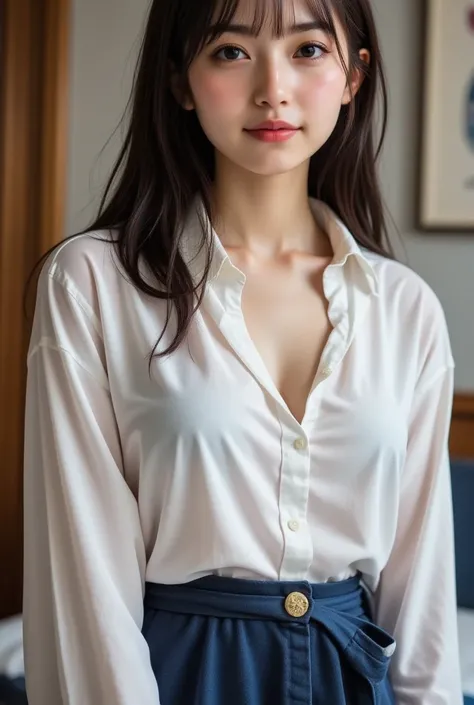 (((photorealistic)))，((( Mastepice)))，((( Best Quality )))，(((high resolution)))，(((8ＫThen)))，(( real skin that fits up to the chest ))，( cinematic lights)，((Images like real humans ))，(((Women are Japanese)))， bench to show off your ，solo，Age 27，((Shapely...