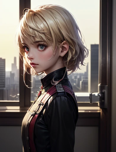 pink hair, (official art、highest quality、Unity 8k wallpaper、32K、​masterpiece、super detailed、超A High resolution、realistic、Photoreal:1.2)、(cinematic lighting:1.2), High resolution, (masterpiece: 1.4), Super detailed, one girl, platinum blonde, medium hair, r...