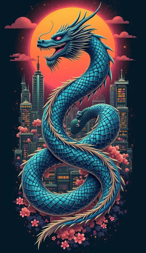 cybersigilism tattoo, dragon, Japan, they