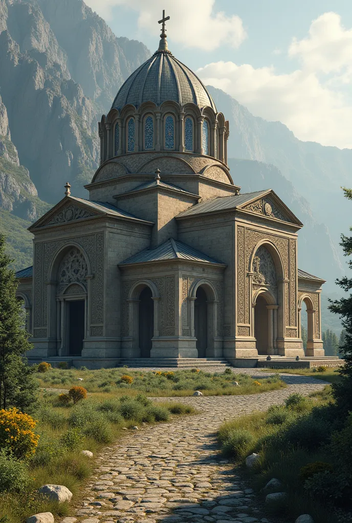 Zvartnots Cathedral is intact and not destroyed