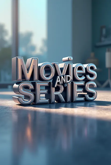 Create a logo with the name “movies and series” and leave the logo in 4k ultra