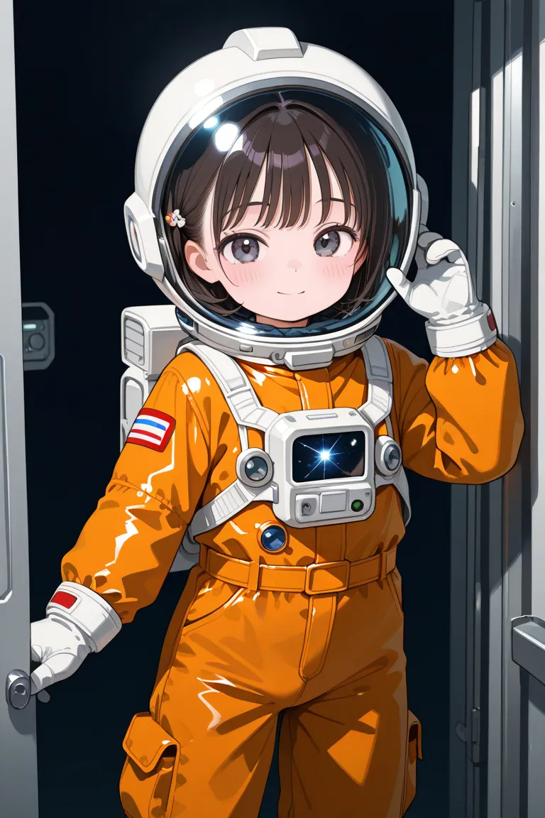 Adorable,loli,spacesuit,space_helmet,gloves,magical girl,