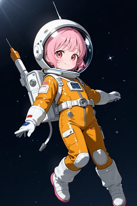 Adorable,loli,spacesuit,space_helmet,gloves,magical girl,