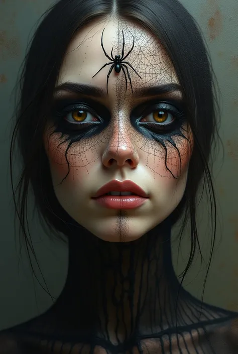 “Spiderwoman”

Artist Theo wanted to paint a portrait of Lillian, a mysterious beauty from an old mansion.

When he was almost finished, Lilian smiled, and her skin started to crack, with spider legs crawling out from under her. Theo froze in horror.

In t...