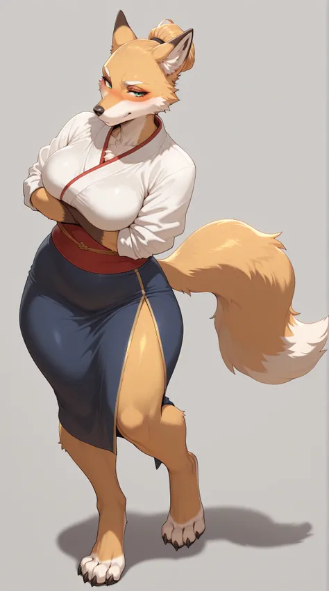 Source_furry,  (((1girl))), furry, anthro, medium breasts 