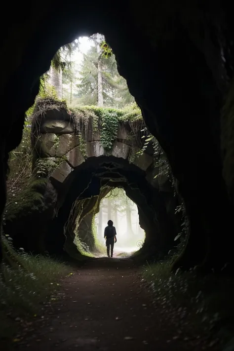 Hiding from the Hunter Description: Koa, the mother cat, and the kitten hide inside a small cave covered in moss as the hunter’s footsteps approach. Mood: Suspenseful yet hopeful. Key Elements: A small mossy cave with rocky walls, the three huddled inside ...