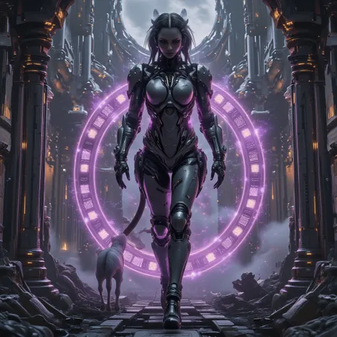 - Main Character, Adult Female "Djibouti", Beautiful, Tall, long legs, short Yellowish Black hair, dreadlocks.

- Wearing a costume ("Full Sexy Armor").
Chest and Thigh Armor are slightly open.
Futuristic Costume Design. Head Accessories.

- Sexy and Athle...